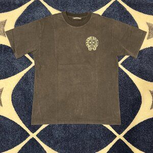 Chrome Hearts Cross Horseshoe Gray T-Shirt Men’s Size Large